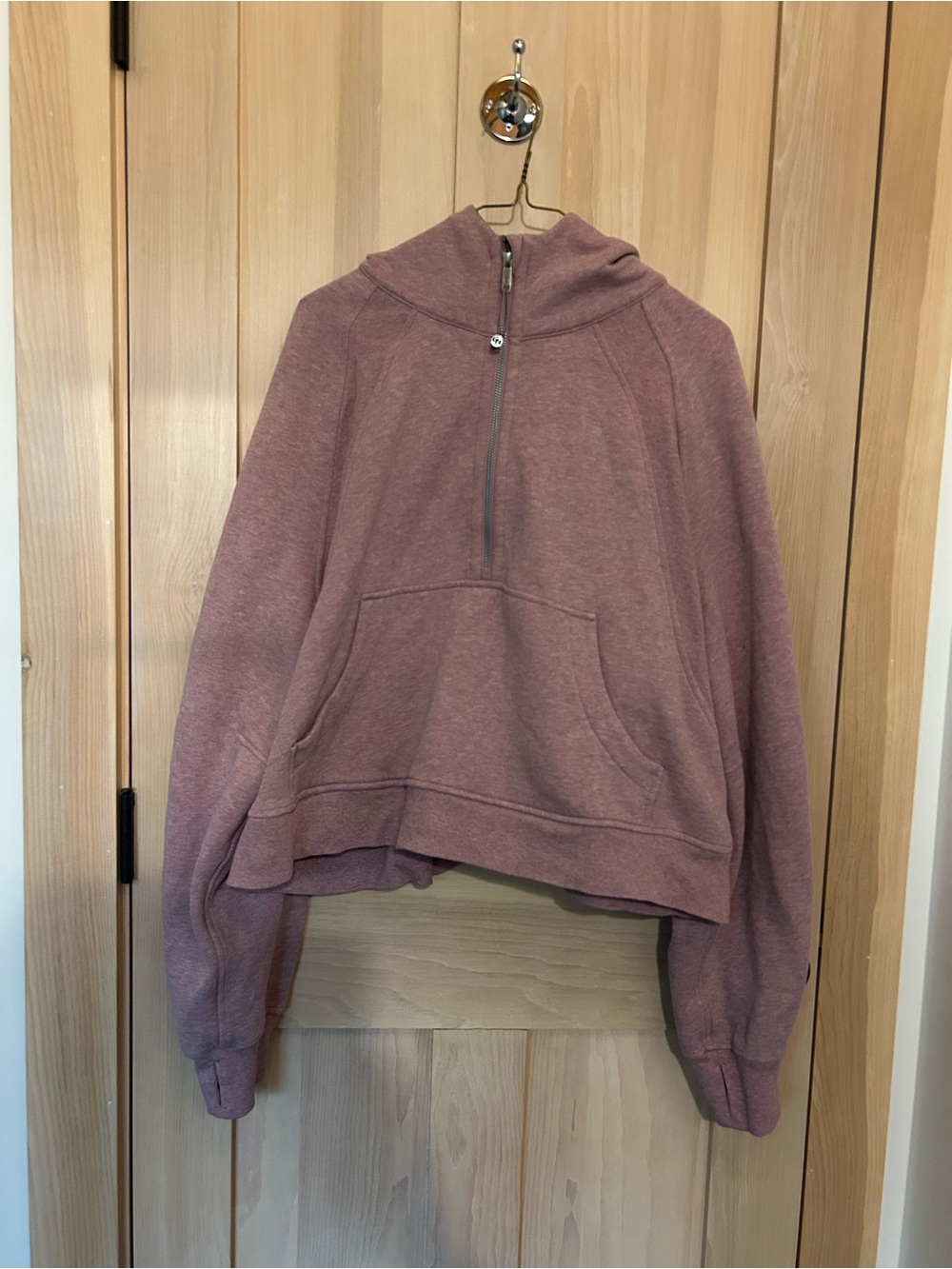 Lululemon oversized scuba Half-Zip Sweatshirt, size L-XL